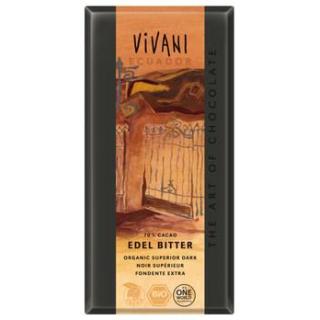 Vivani Edel Bitter Schokolade, Ecuador, 70% Cacao,