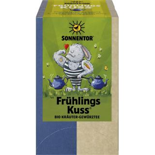Frühlingskuss-Tee Kräutertee Teebeutel einzeln kbA